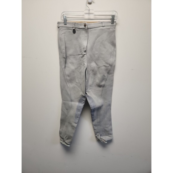 Dublin Pants - Dublin Riding Pants Equestrian Horse Breeches Knee Patches Gray Womens Size 30"